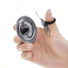 1Pair=2Pcs Silvery Metal Cymbals 5.3cm Finger Gong Performance Instruments Creative Orff Musical Instruments,Musical Instruments,Instrument,Music Instruments - Multicolor - View 3