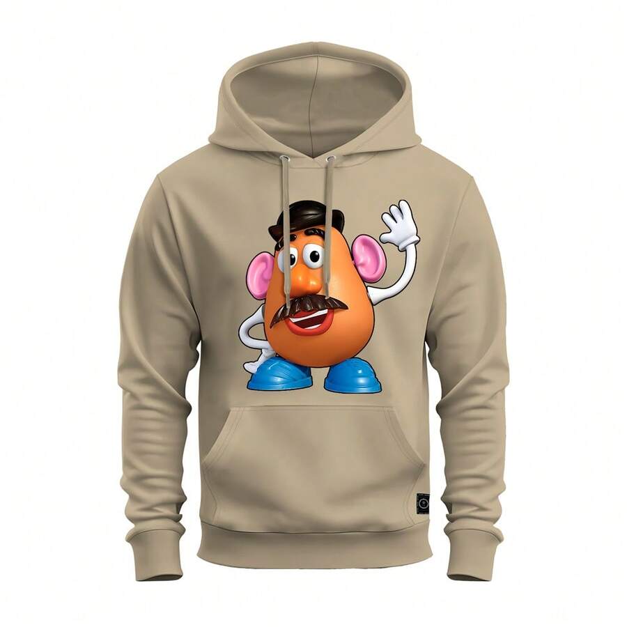 Men Sweatshirts - Màu be - Xem 1