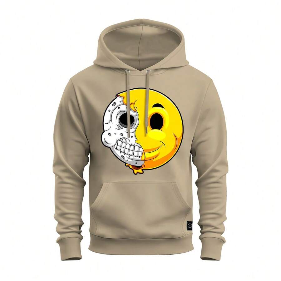 Men Sweatshirts - 米色 - 查看 1