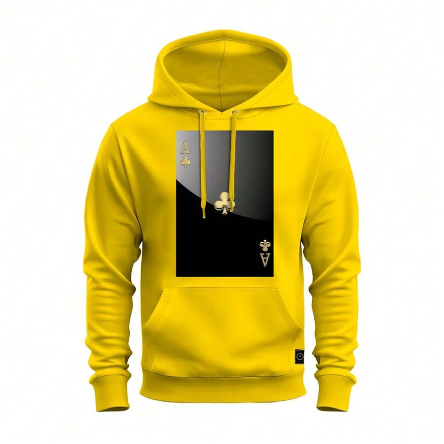 Men Sweatshirts - 黃色 - 查看 1