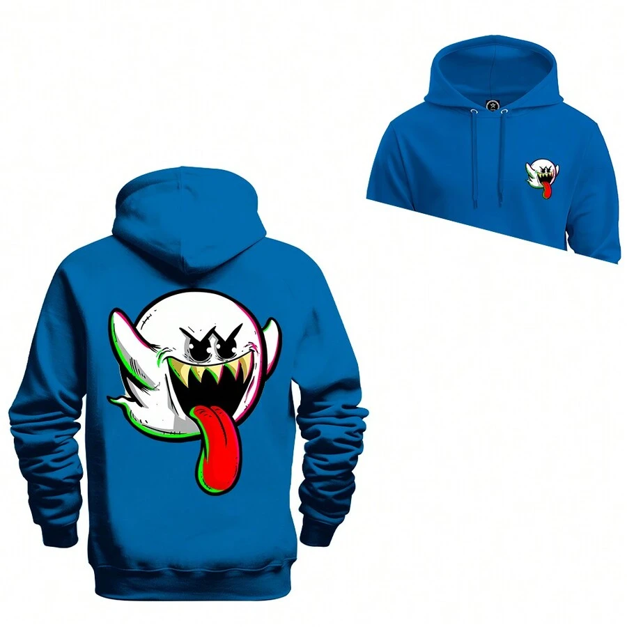 Men Sweatshirts - 藍色 - 查看 1