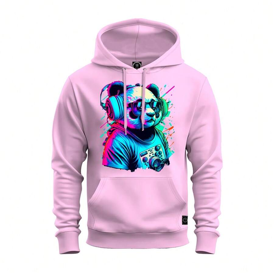 Men Sweatshirts - Màu Hồng baby - Xem 1