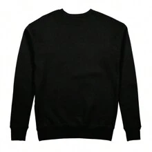 Men Plus Size T-Shirts - màu đen - Xem 2