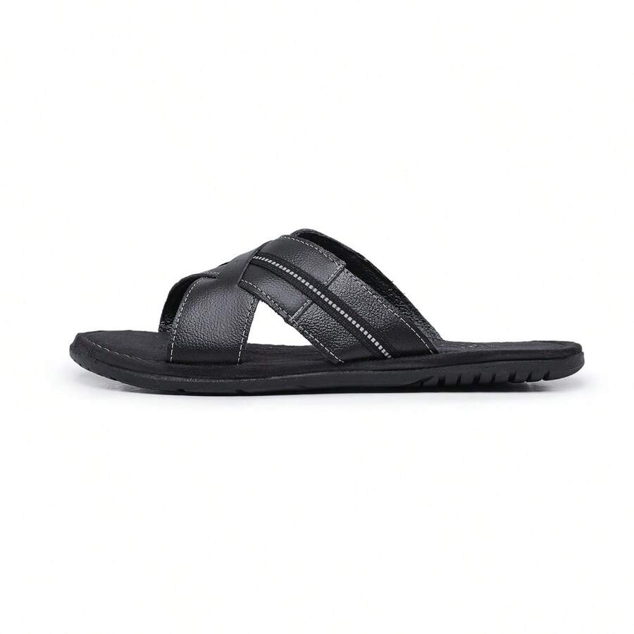 Men Sandals - 黑色 - 查看 1
