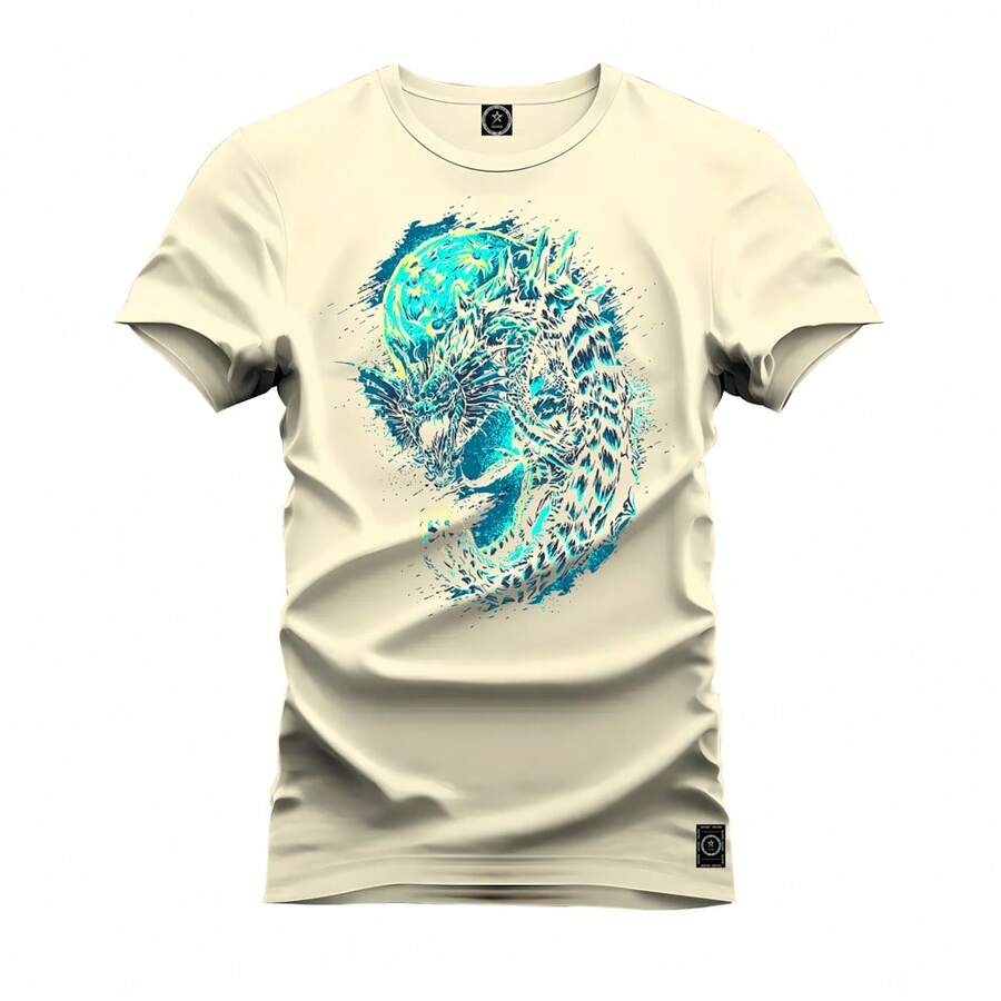 Men T-Shirts - 米色 - 查看 1