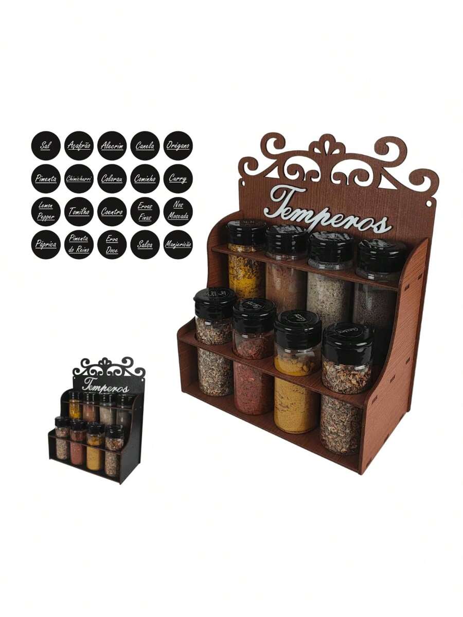 Spice Racks - Rust Brown - View 1