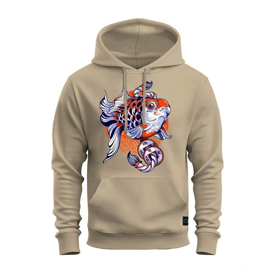 Men Sweatshirts - Màu be - Xem 1