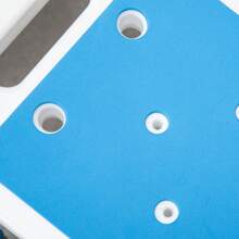 HOMCOM Shower Chair For The Elderly And Disabled, Adjustable Padded Shower Stool With Built-In Handle And Non-Slip Suction Foot Pads, Blue - Blue - View 9