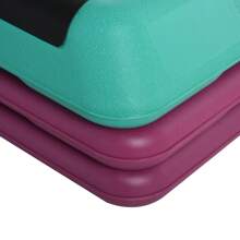 HOMCOM 3-Level Aerobic Step 10/15/20cm Steppers For Exercise Workout W/ Non-Slip Top Compact Stepper Home Office Indoor Outdoor Fitness Equipment - Black - View 9