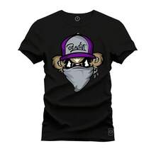 Men T-Shirts - 黑色 - 查看 1