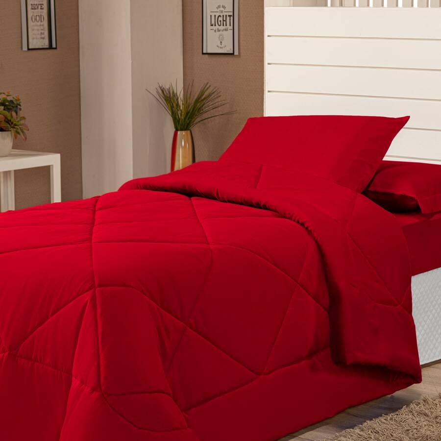 Duvets & Down Comforters - 紅色 - 查看 1