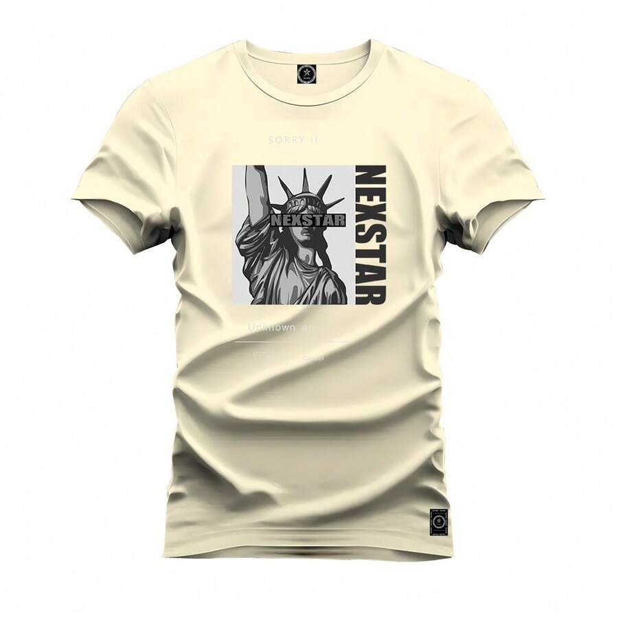 Premium Cotton T-Shirt Unknow Error T-Shirt - 米色 - 查看 1
