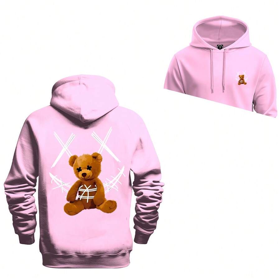 Men Sweatshirts - Màu Hồng baby - Xem 1