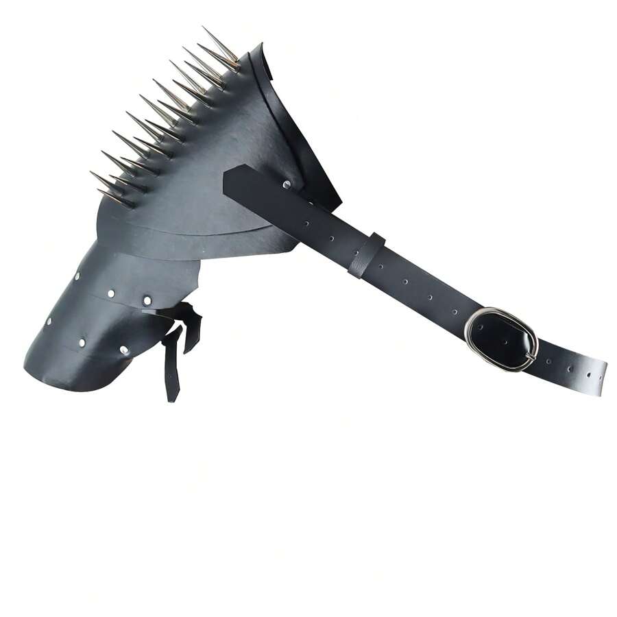 Hrippy Mittelalterliche Beinrüstung - Gotische Cosplay Schuhcover Wikinger Style