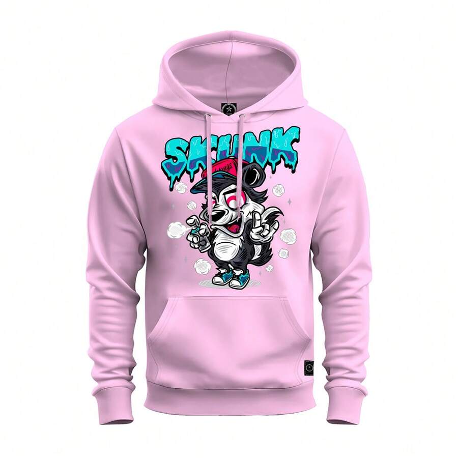 Men Sweatshirts - Màu Hồng baby - Xem 1