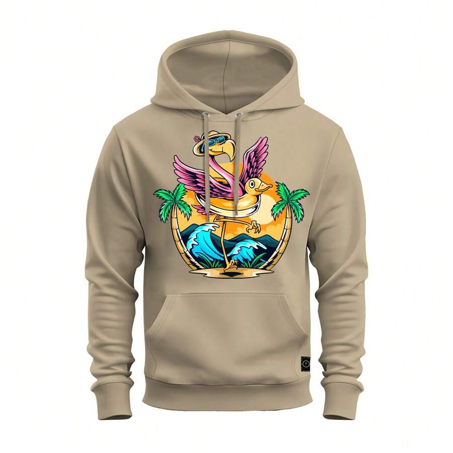 Men Sweatshirts - Màu be - Xem 1