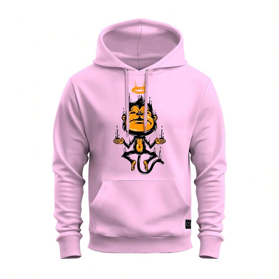 Men Sweatshirts - 淺粉色 - 查看 1