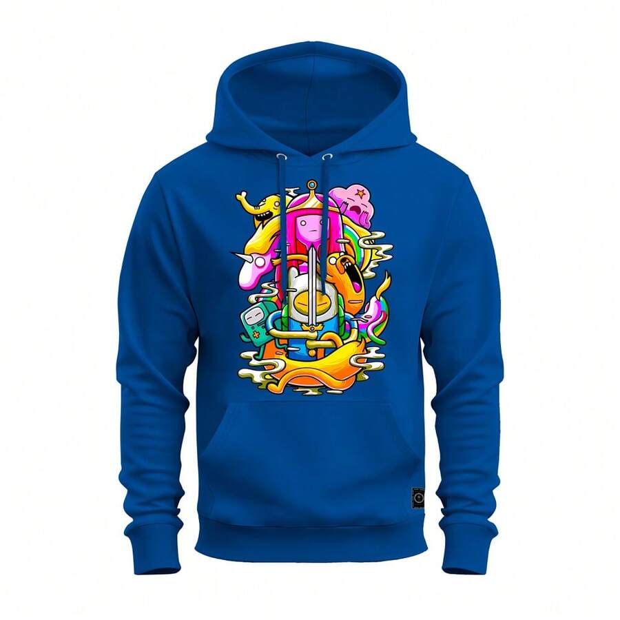 Men Sweatshirts - 藍色 - 查看 1