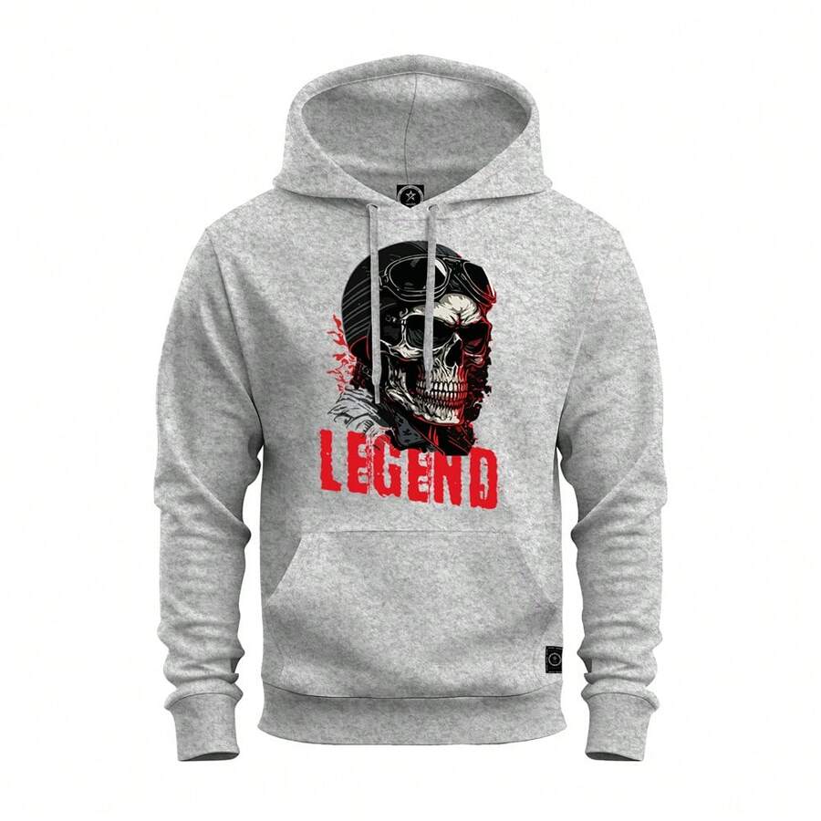 Men Sweatshirts - 灰色 - 查看 1