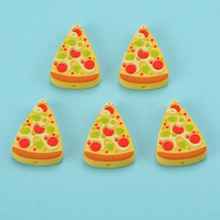 5/12 Piezas Graciosas Cuentas De Silicona Con Temas De Comida Para Hacer Tus Propios Llaveros Y Joyas - cuentas de postre de silicona - Añade 13