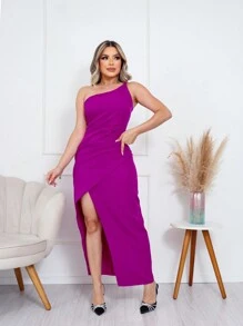 Women Dresses - Purple - View 1