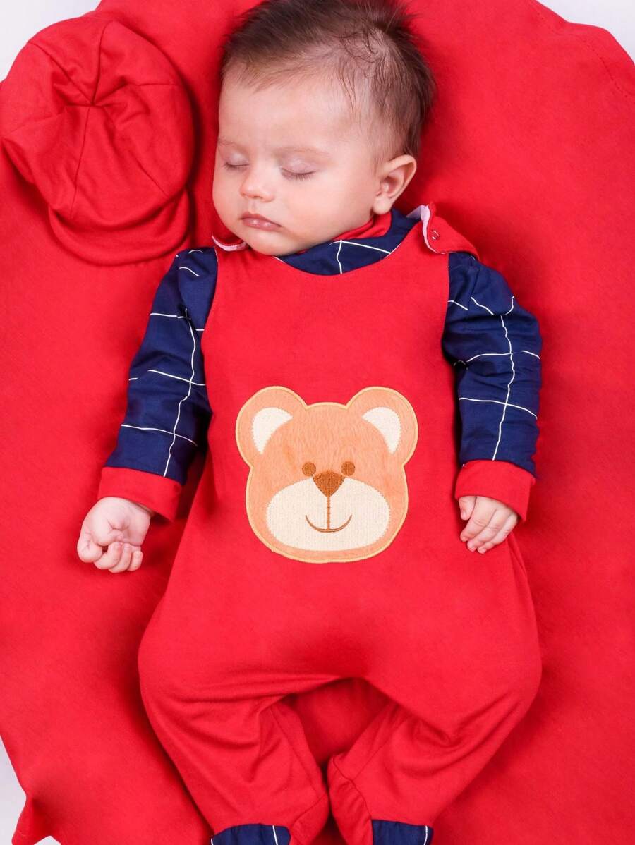 Baby Boys Bodysuits - Đỏ - Xem 1