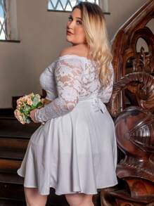 Women Plus Wedding Dresses - Blanco - Ver 4