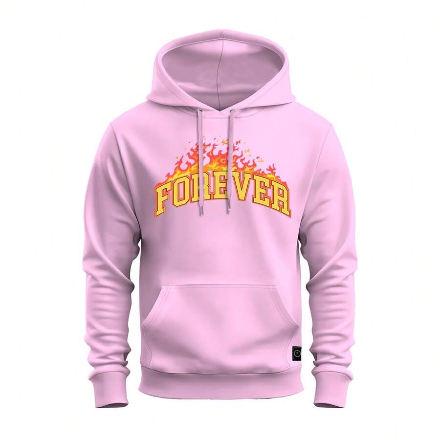 Men Sweatshirts - Màu Hồng baby - Xem 1