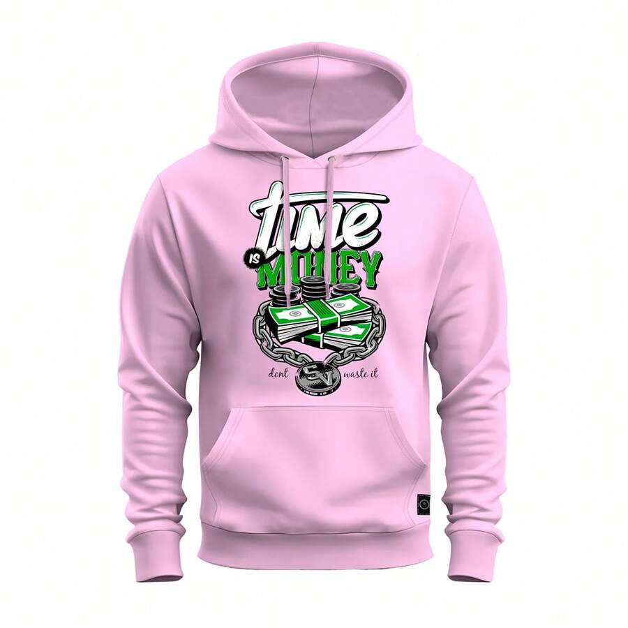 Men Sweatshirts - 淺粉色 - 查看 1