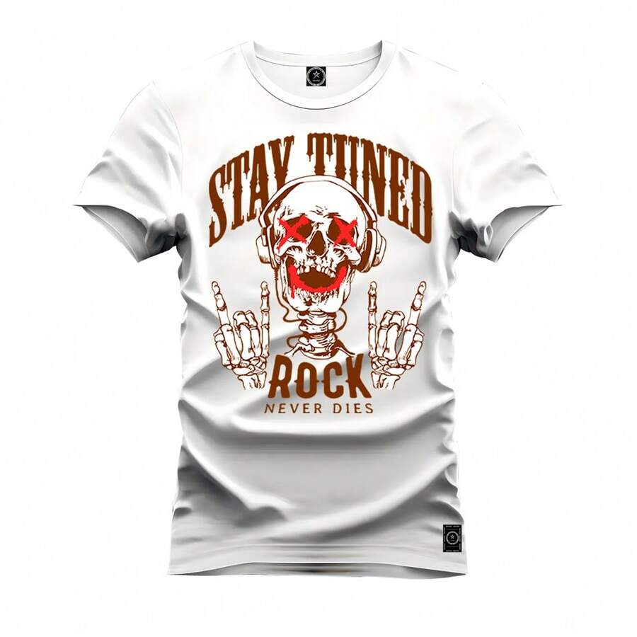 Men T-Shirts - 白色 - 查看 1