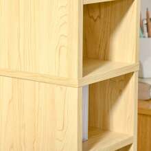 HOMCOM Mobile Libreria Porta CD a 12 Ripiani per 204 CD, Scaffale Libreria in MDF e Truciolato, 21x20x175 cm - Beige - Visualizzare 8