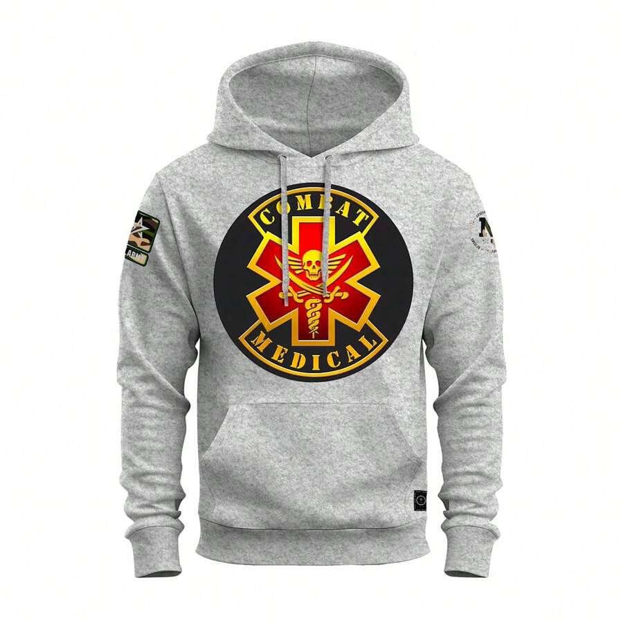 Men Sweatshirts - 灰色 - 查看 1