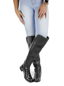 Women Fashion Boots - màu đen - Xem 2