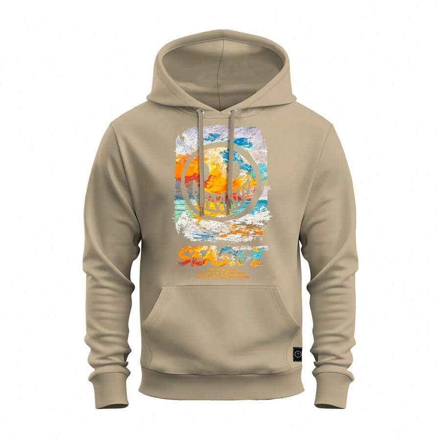 Men Sweatshirts - Màu be - Xem 1