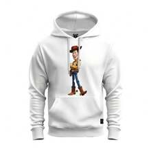 Moletom Premium Estampado Algodão Bolso e Capuz Woody