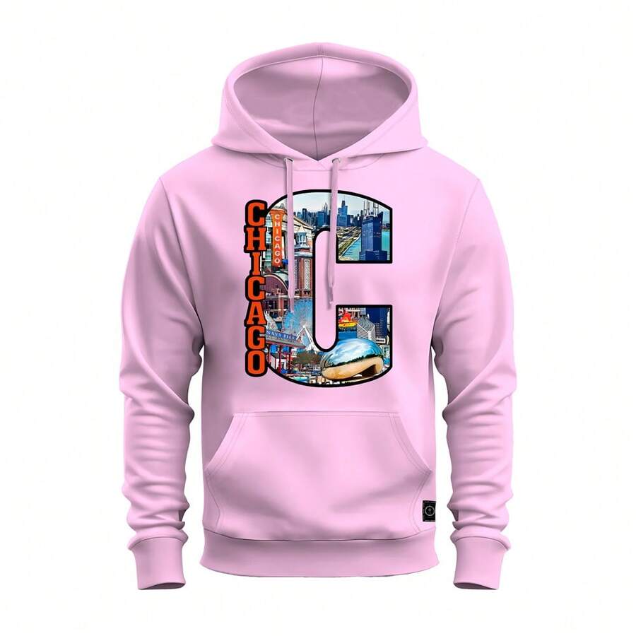 Men Sweatshirts - Màu Hồng baby - Xem 1