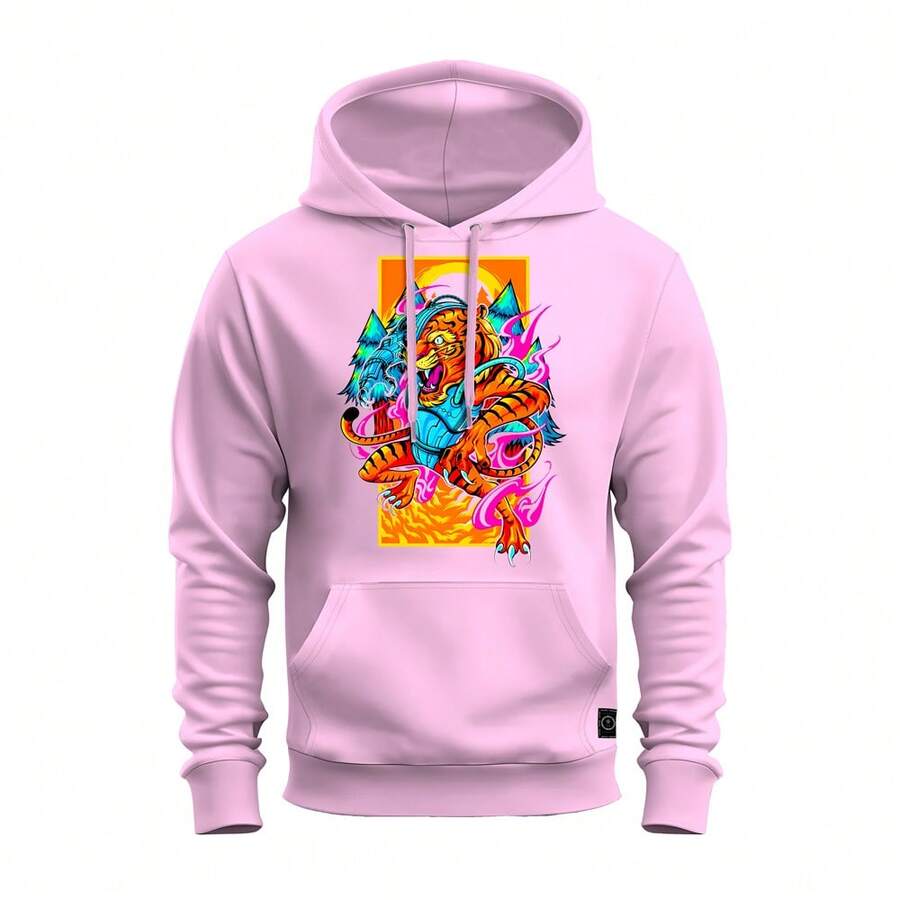 Men Sweatshirts - 淺粉色 - 查看 1