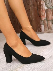 Giày cao gót Nữ - màu đen - Xem 7