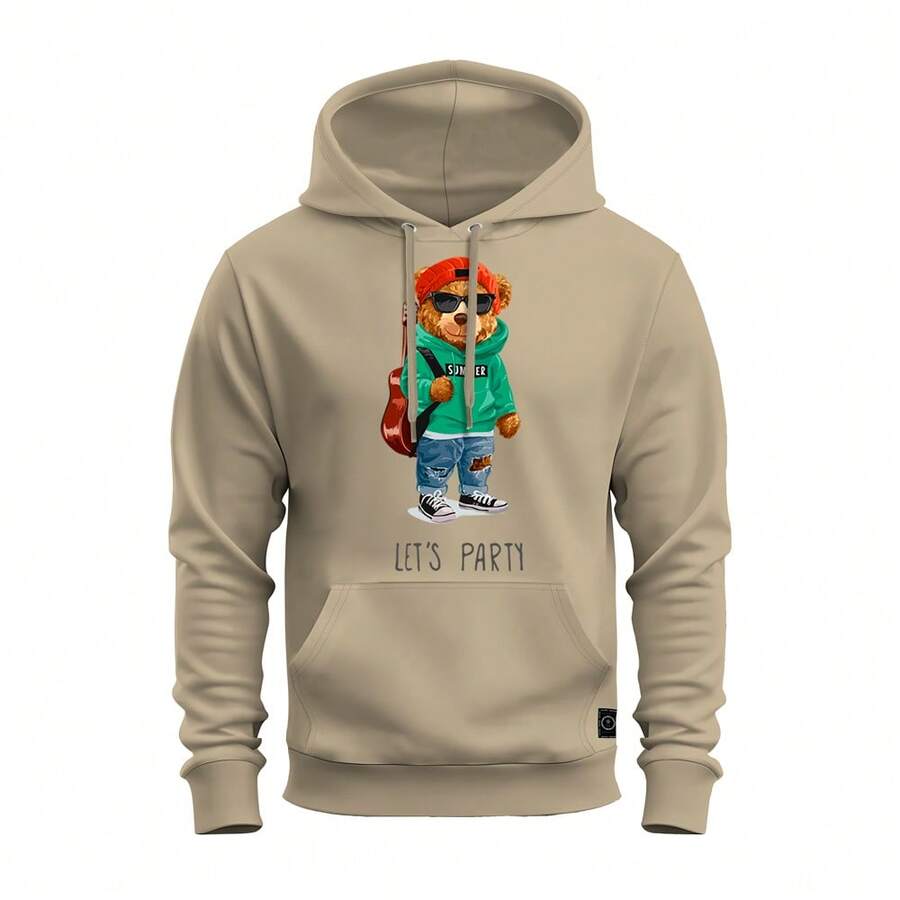 Men Sweatshirts - Màu be - Xem 1