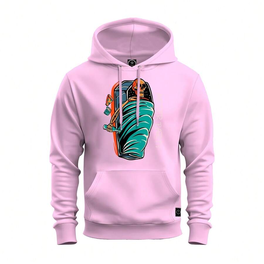 Men Sweatshirts - 淺粉色 - 查看 1