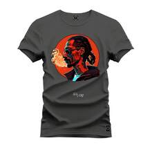 Men T-Shirts - 深灰色 - 查看 1
