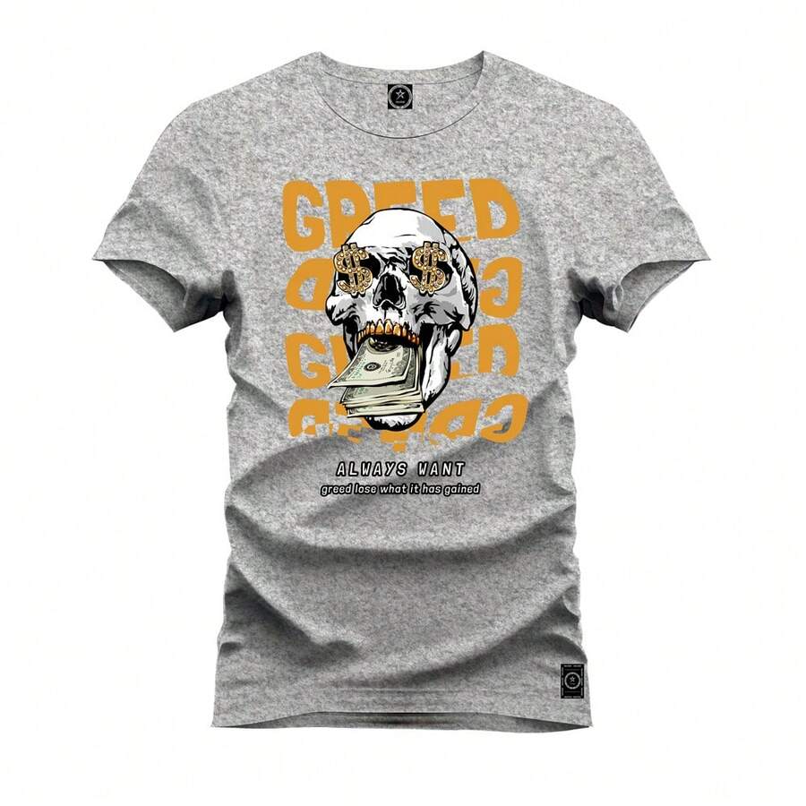 Men T-Shirts - 灰色 - 查看 1