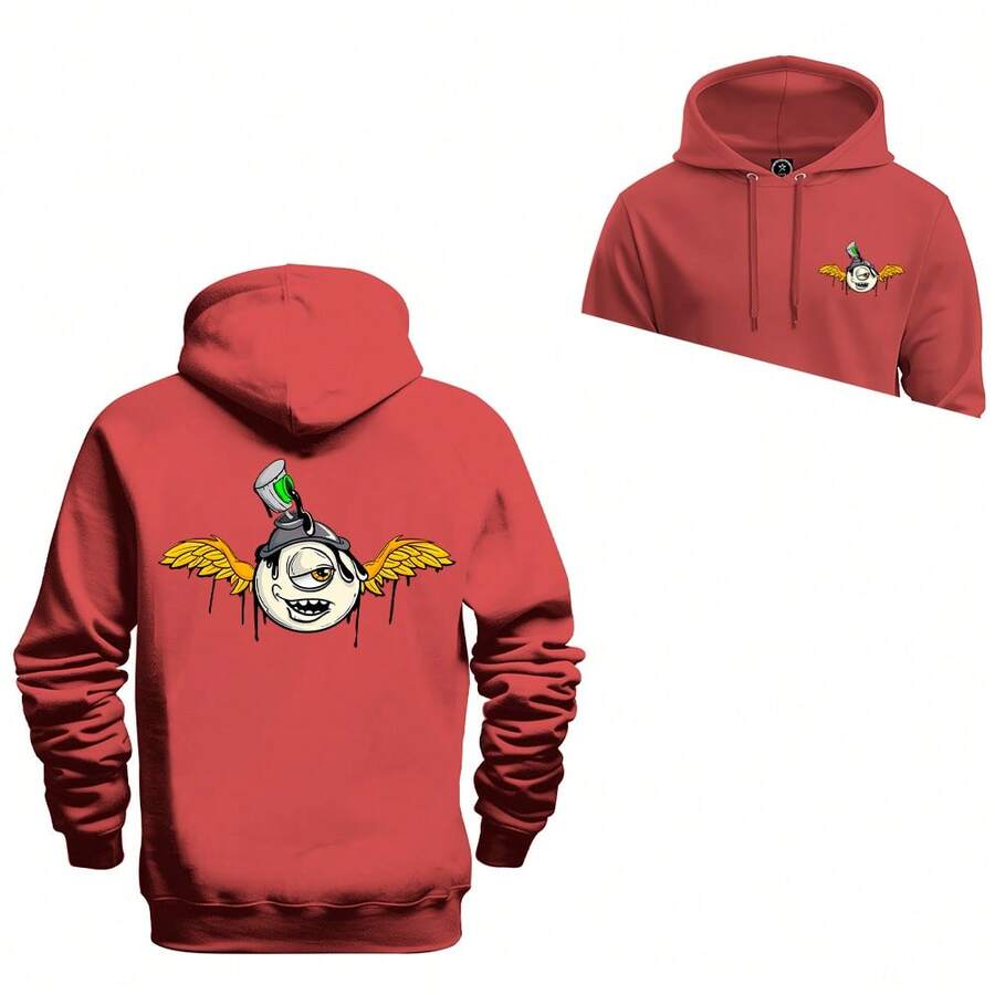 Men Sweatshirts - Đỏ - Xem 1