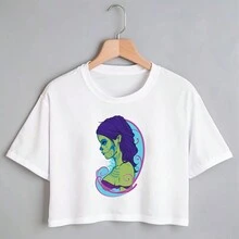Women T-Shirts - 白色 - 查看 1