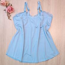 Women Nightgowns & Sleepshirts - Blue - View 2