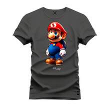 Men T-Shirts - 深灰色 - 查看 1