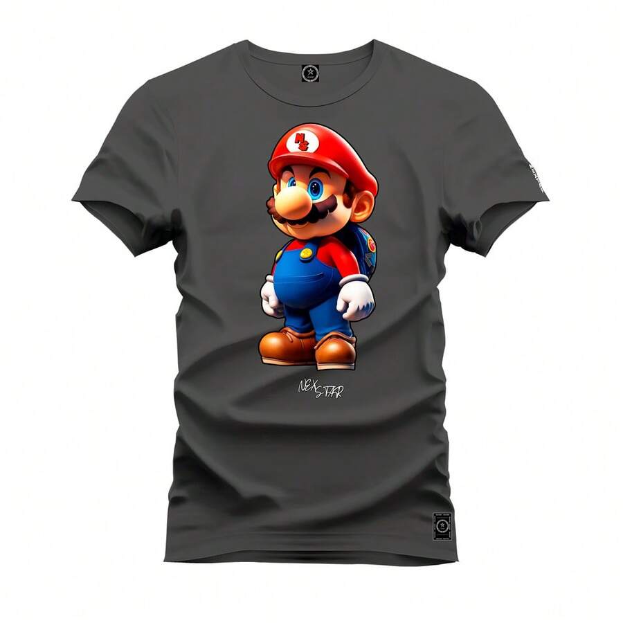 Men T-Shirts - 深灰色 - 查看 1