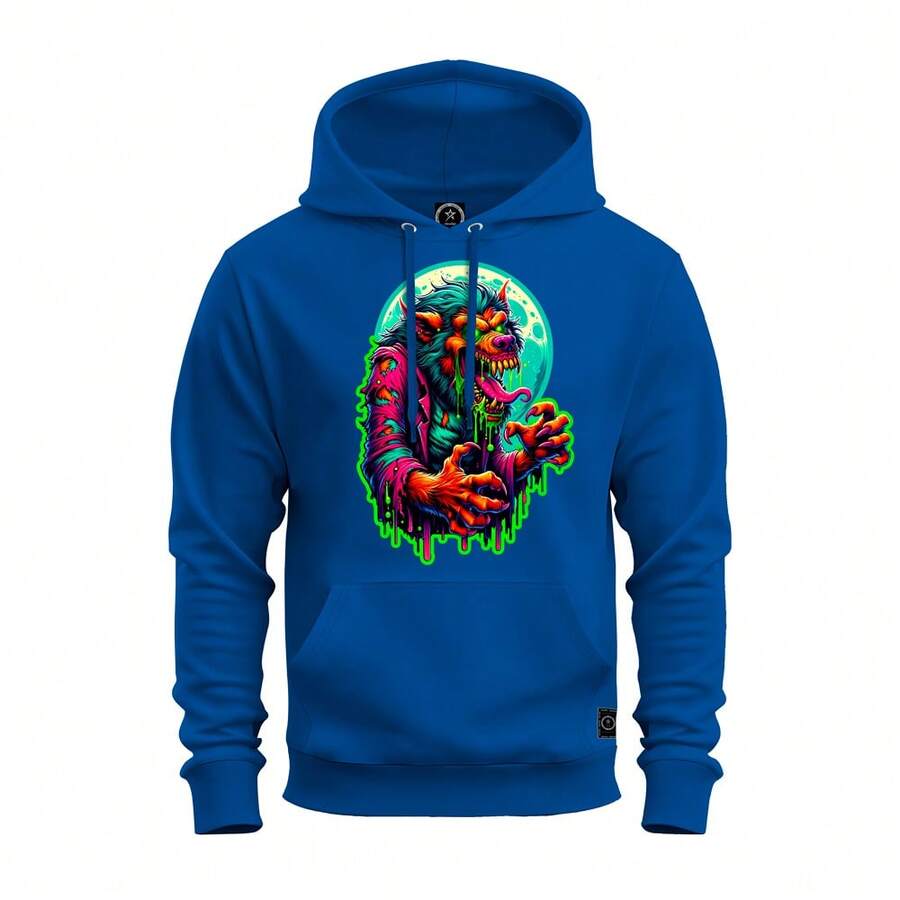 Men Sweatshirts - 藍色 - 查看 1