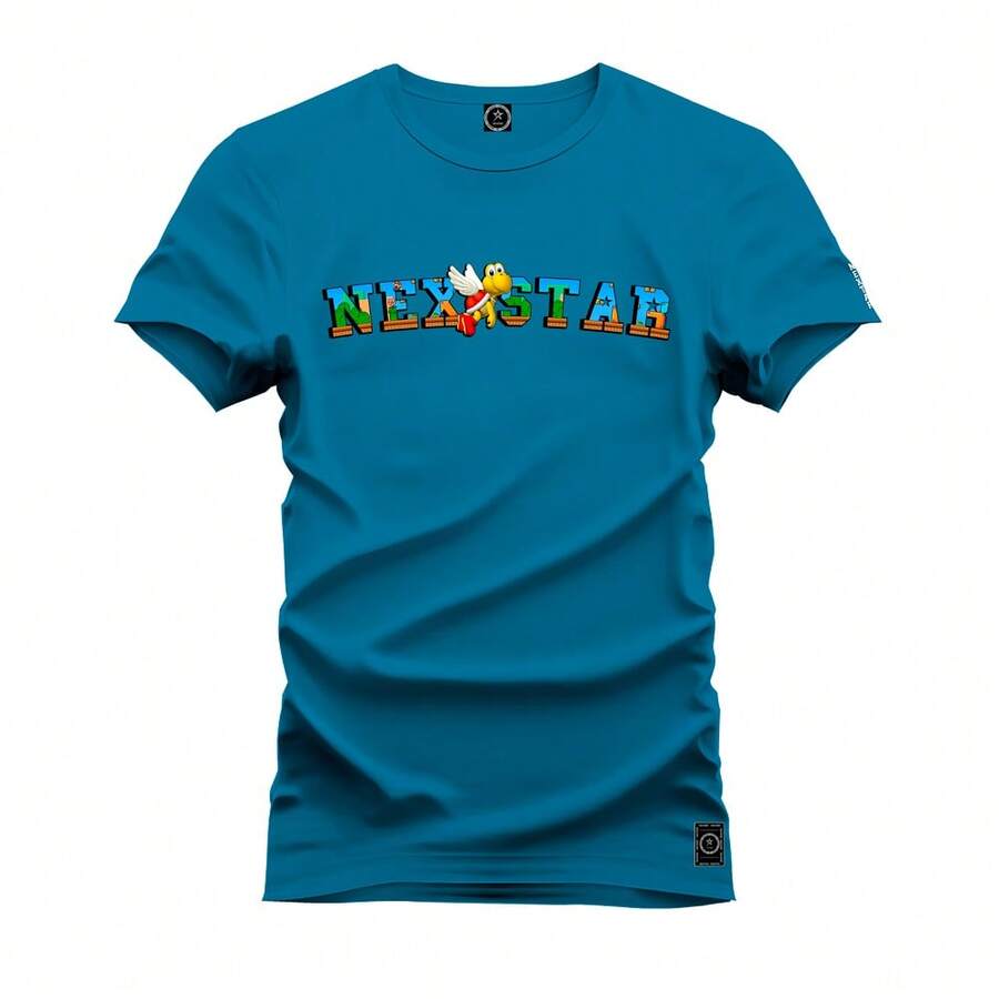 Men T-Shirts - 藍色 - 查看 1