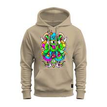 Men Sweatshirts - 米色 - 查看 1